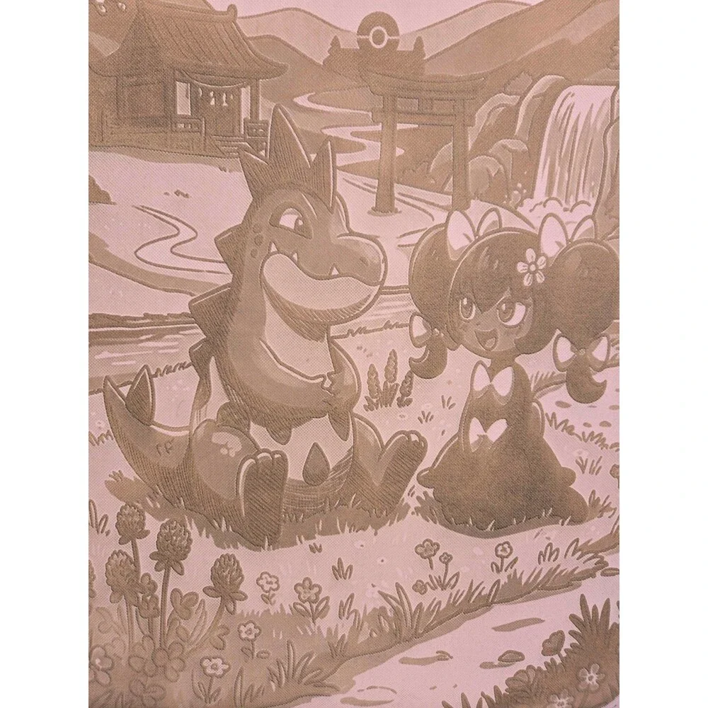 Pokemon Croconaw & Gothorita Pink Top Loader Binder 3x3 360 Cards